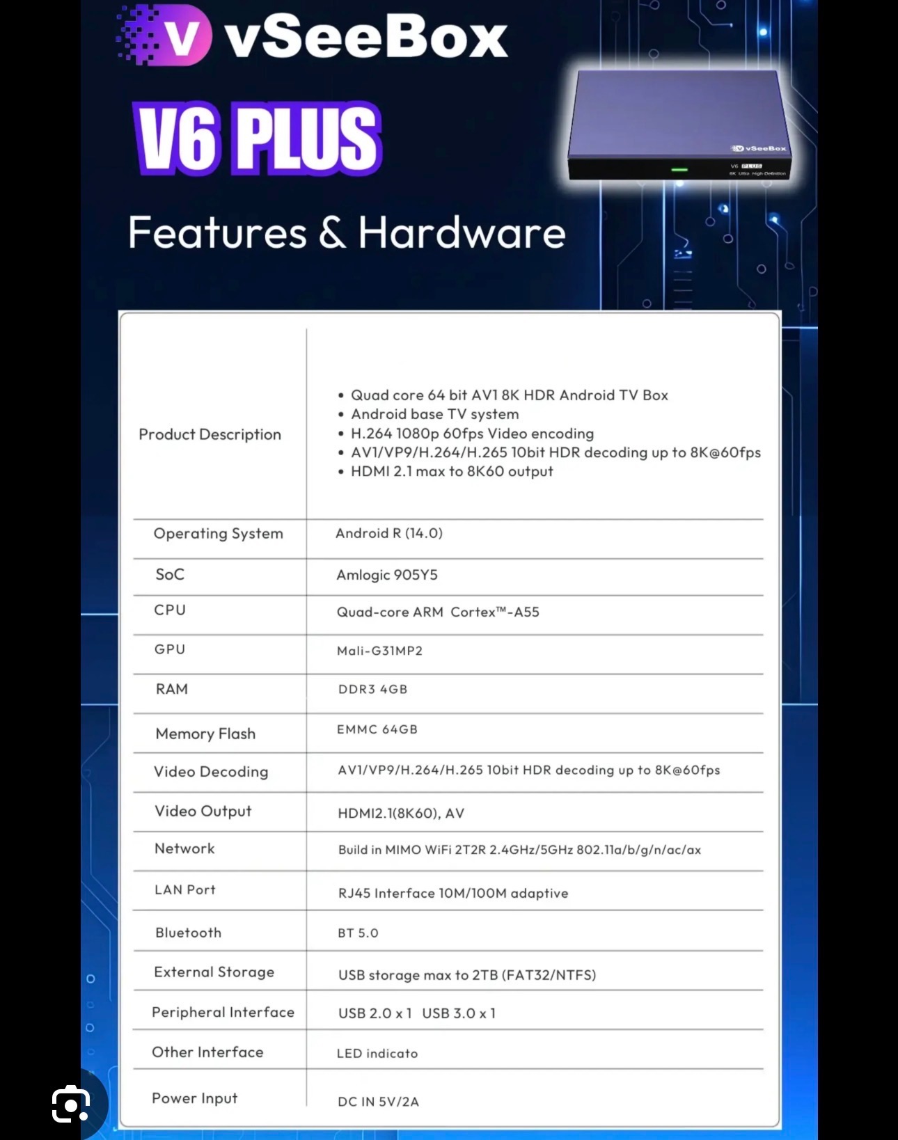 vSeeBox - V6 Plus - Image 2
